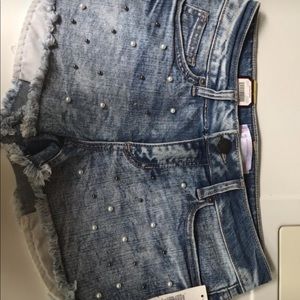Girl denim shorts
